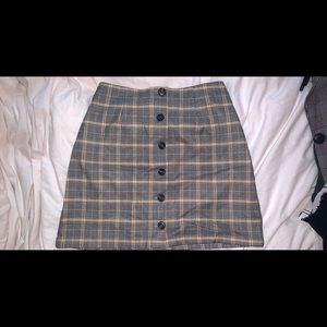 Plaid skirt